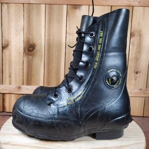 Vintage Bata Micky Mouse Boots Boots Mens 6 R Black Waterproof Cold Weather